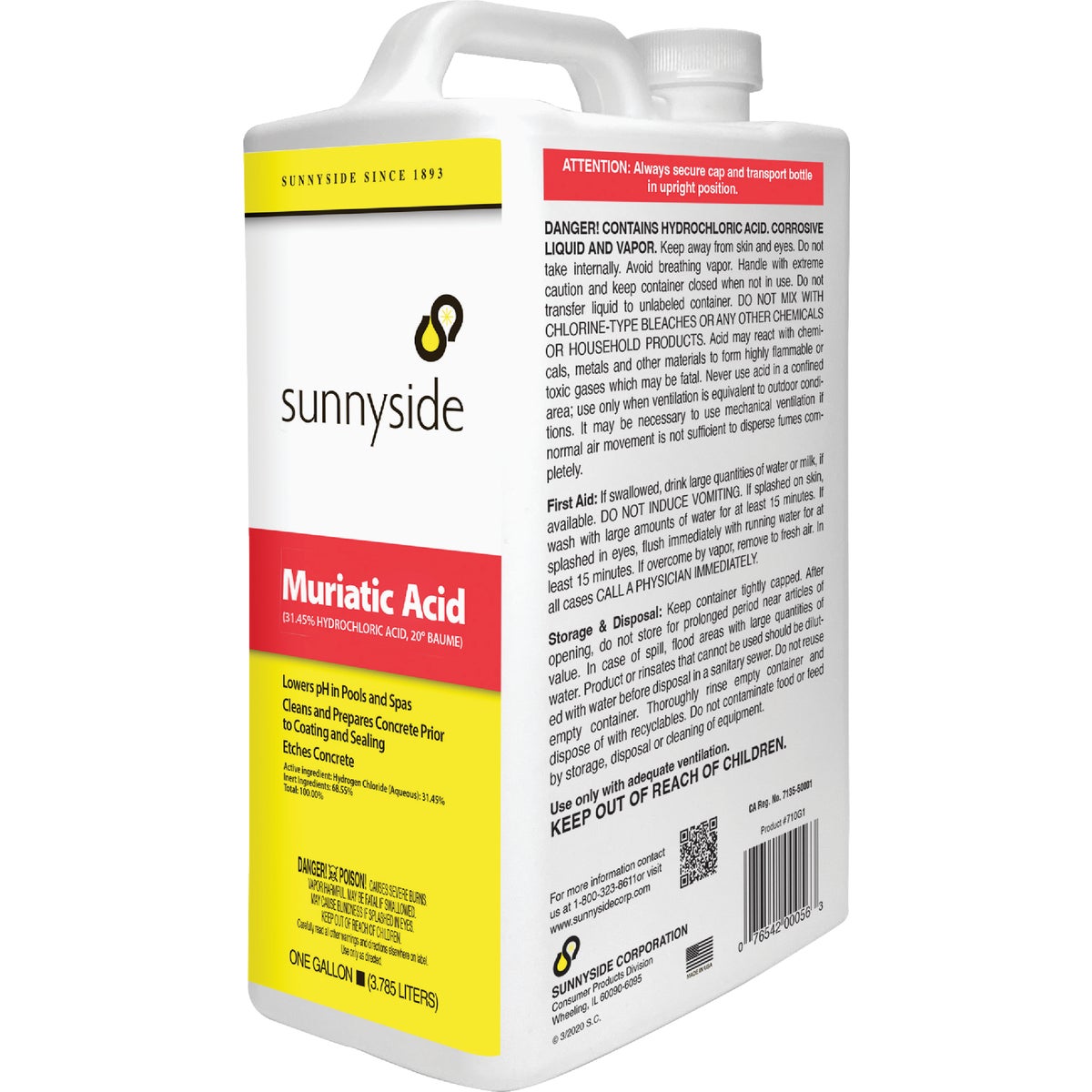 Sunnyside 1 Gal. Muriatic Acid Image 5