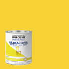 Rust-Oleum Painter's Touch 2X Ultra Cover Premium Latex Paint, Gloss Sun Yellow, 1 Qt. Image 1