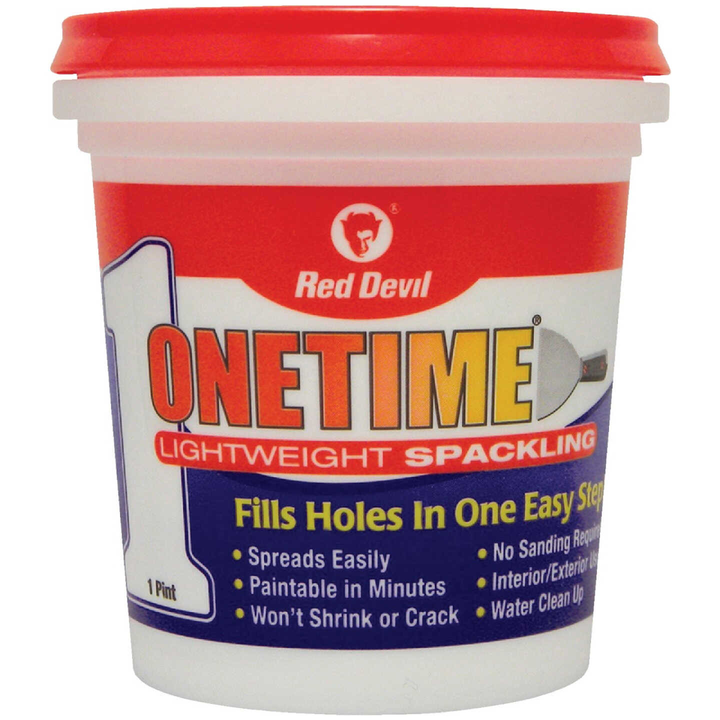 Red Devil Onetime 1 Pt. Lightweight Acrylic Spackling Compound Image 1