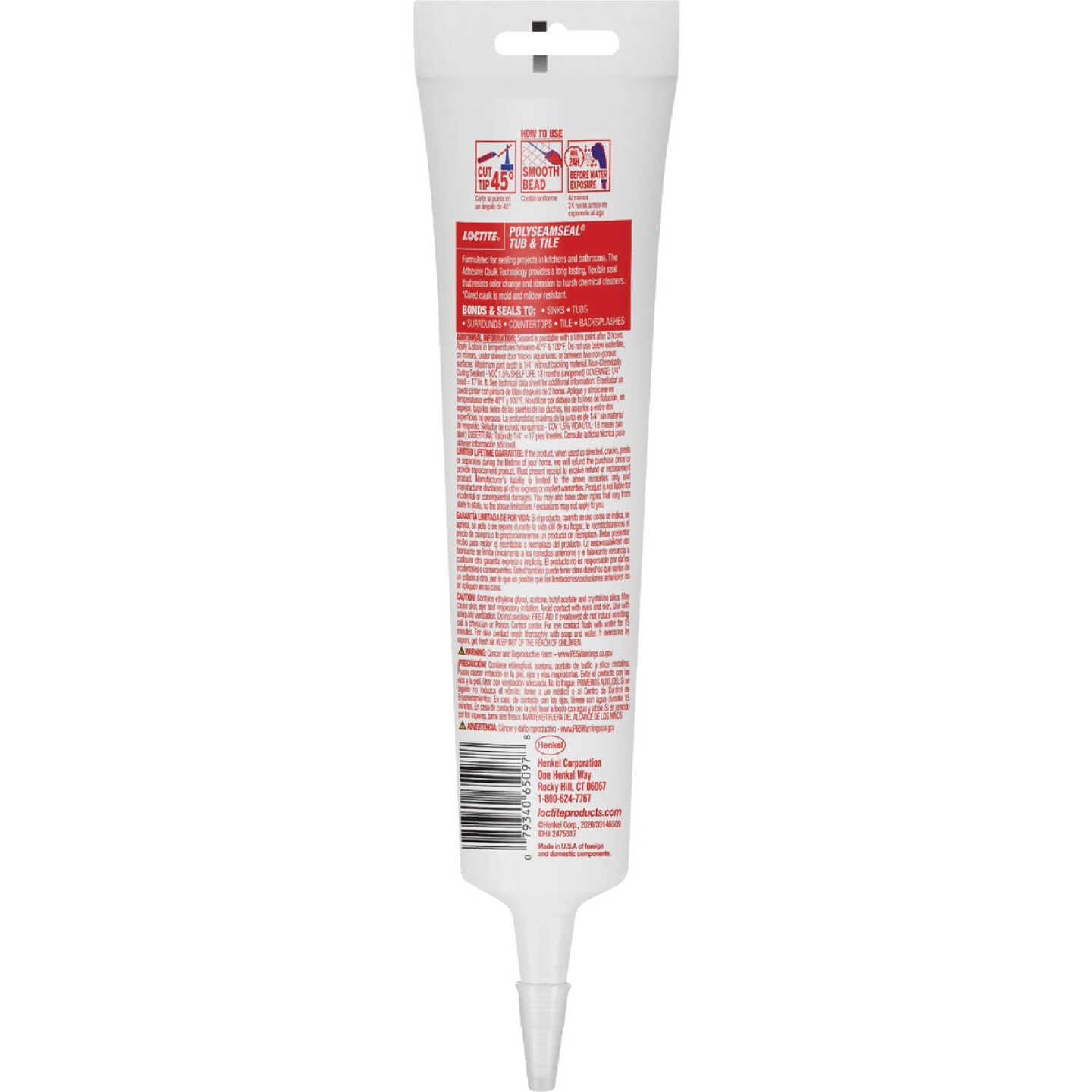 Loctite Polyseamseal 5.5 Oz. Almond Kitchen & Bath Caulk Image 3
