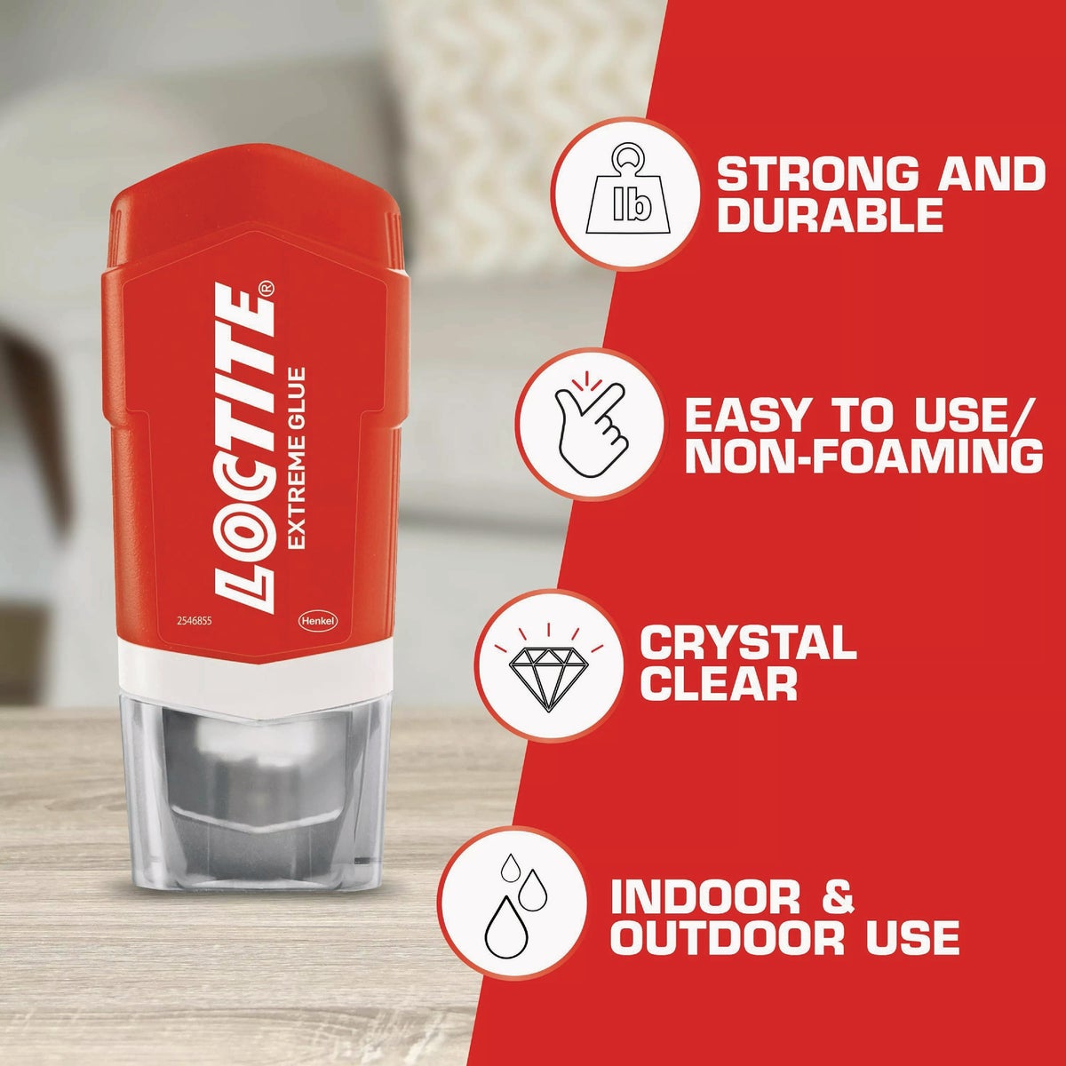 LOCTITE 1.62 Oz. Extreme Glue, Clear Image 3