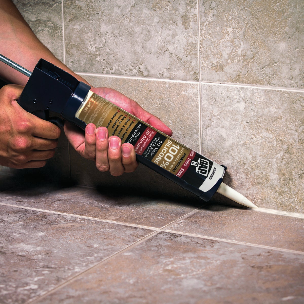 DAP Silicone Max 10.1 Oz. White Premium Kitchen, Bath & Plumbing 100% Silicone Sealant Image 2