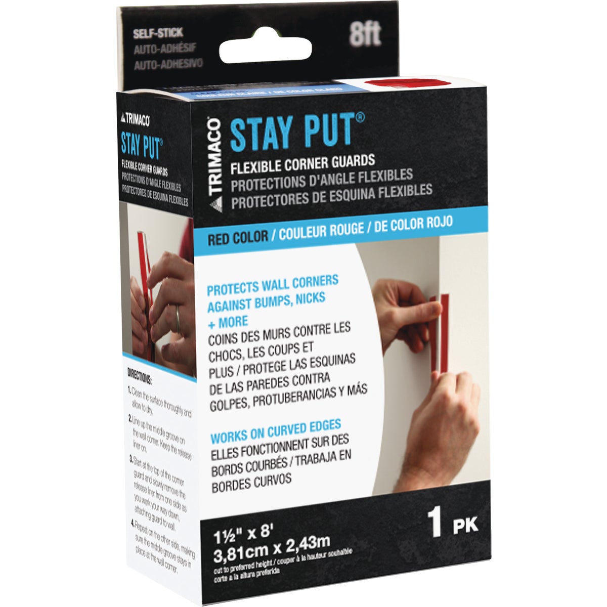 Trimaco Stay Put 1.5 In. x 8 Ft. Flexible Corner Guard