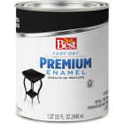 Do it Best Fast Dry Acrylic Latex Gloss Premium Enamel, Black, 1 Qt. Image 1
