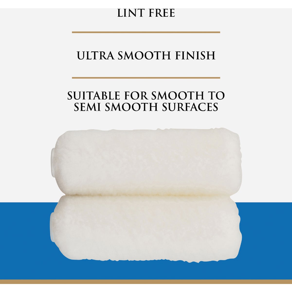 Linzer Pro Edge 4 In. x 3/8 In. Mini Microfiber Roller Cover (2-Pack) Image 6