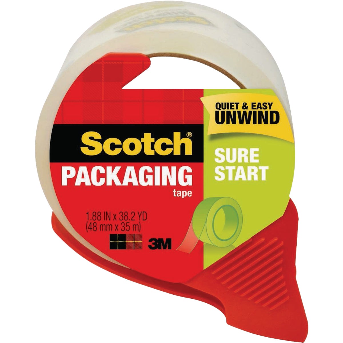 Scotch 1.88 In. x 38.2 Yd. Packaging Tape with Dispenser
