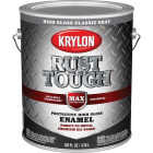 Krylon Rust Tough DTM Oil-Based Gloss Rust Control Enamel, Gray, 1 Gal. Image 1