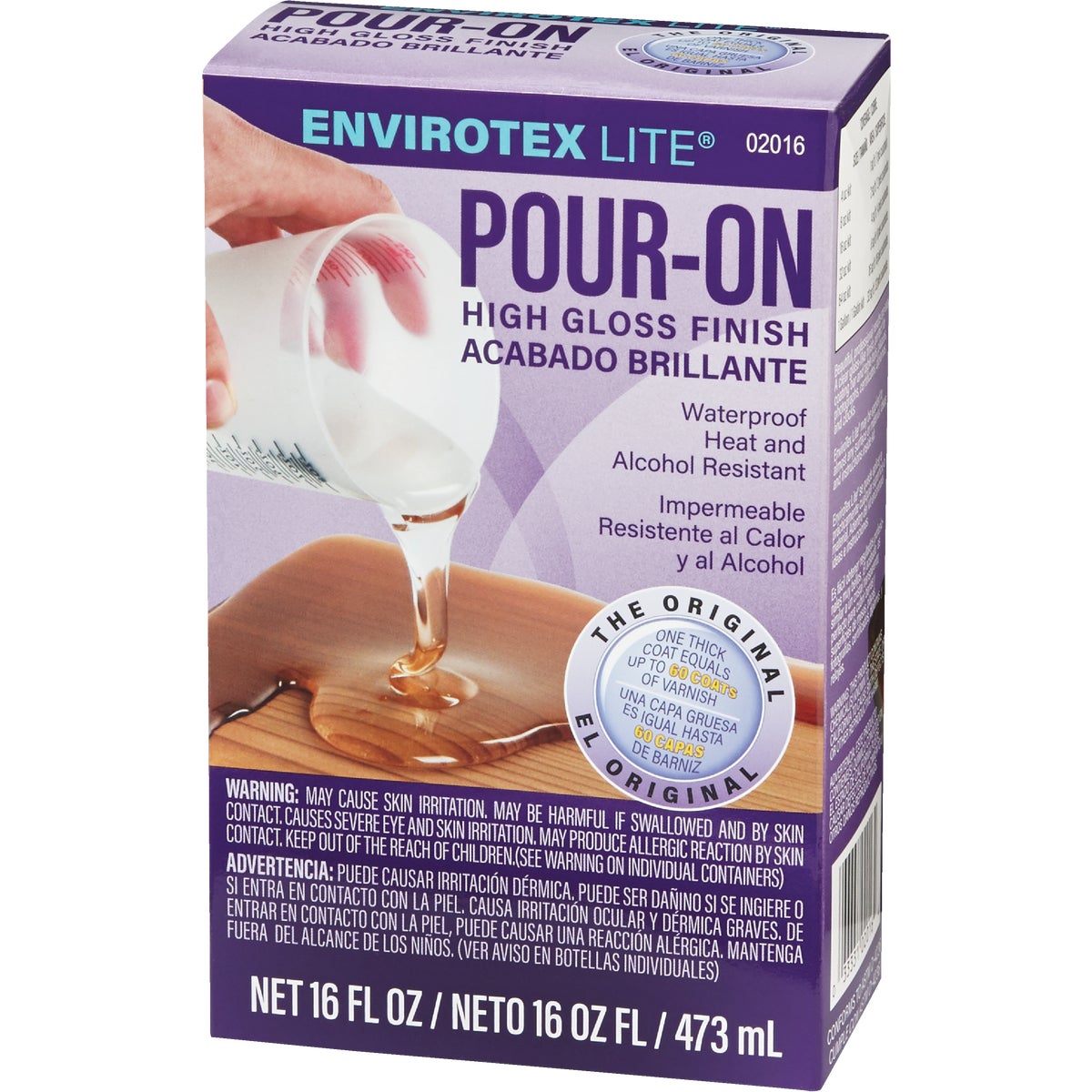Envirotex Lite Pour-On 16 Oz. High Gloss Finish Image 3