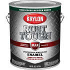 Krylon Rust Tough DTM Oil-Based Gloss Rust Control Enamel, Hunter Green, 1 Gal. Image 1