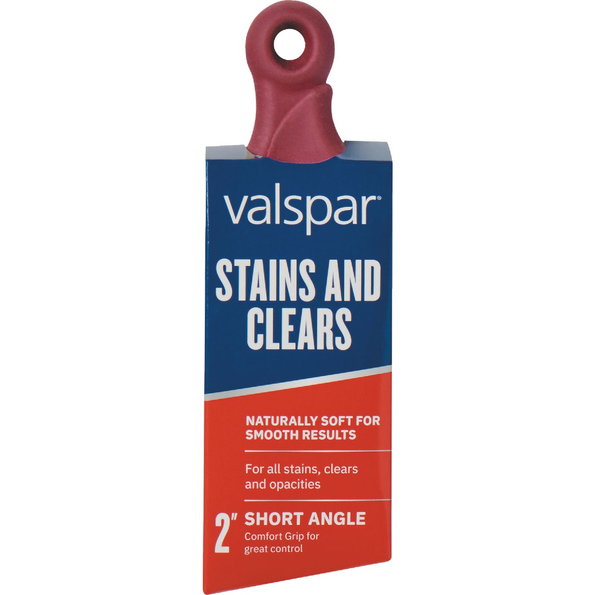 Valspar 2 In. All Stains  Short Angle Comfort Grip Brush Image 1