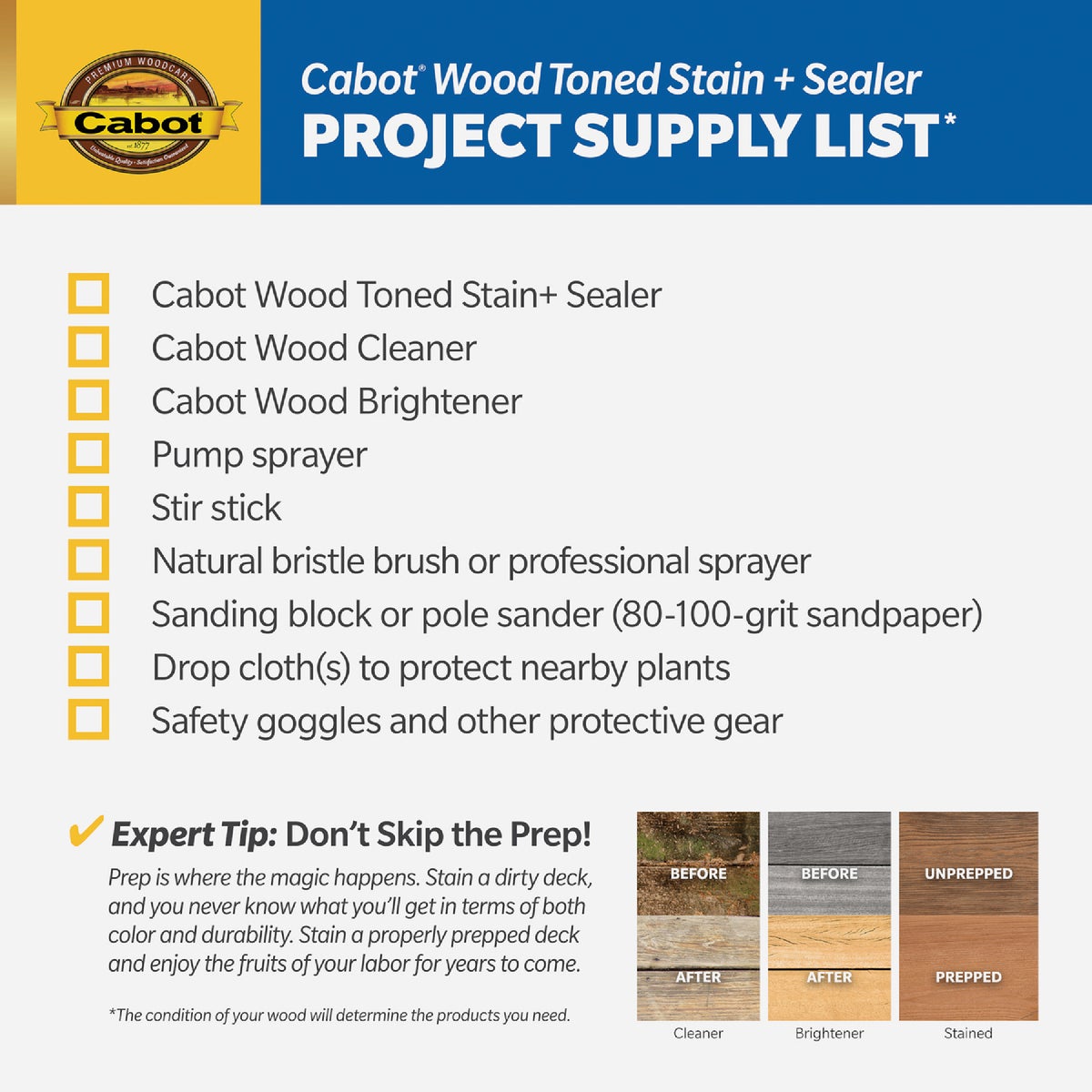 Cabot Alkyd/Oil Base Wood Toned Deck & Siding Stain, 3000 Natural, 1 Gal. Image 5