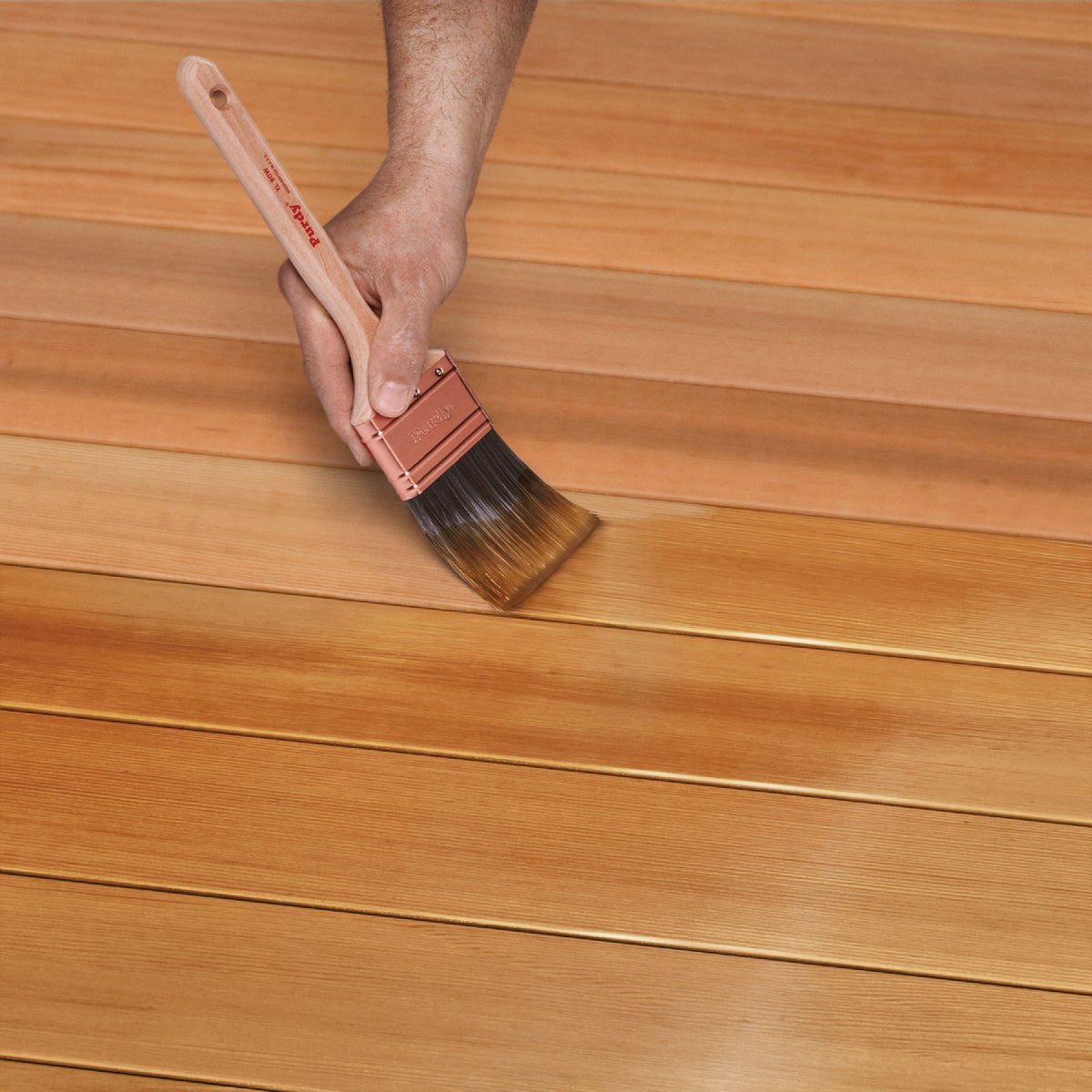 Cabot Alkyd/Oil Base Wood Toned Deck & Siding Stain, 3004 Heartwood, 1 Gal. Image 6