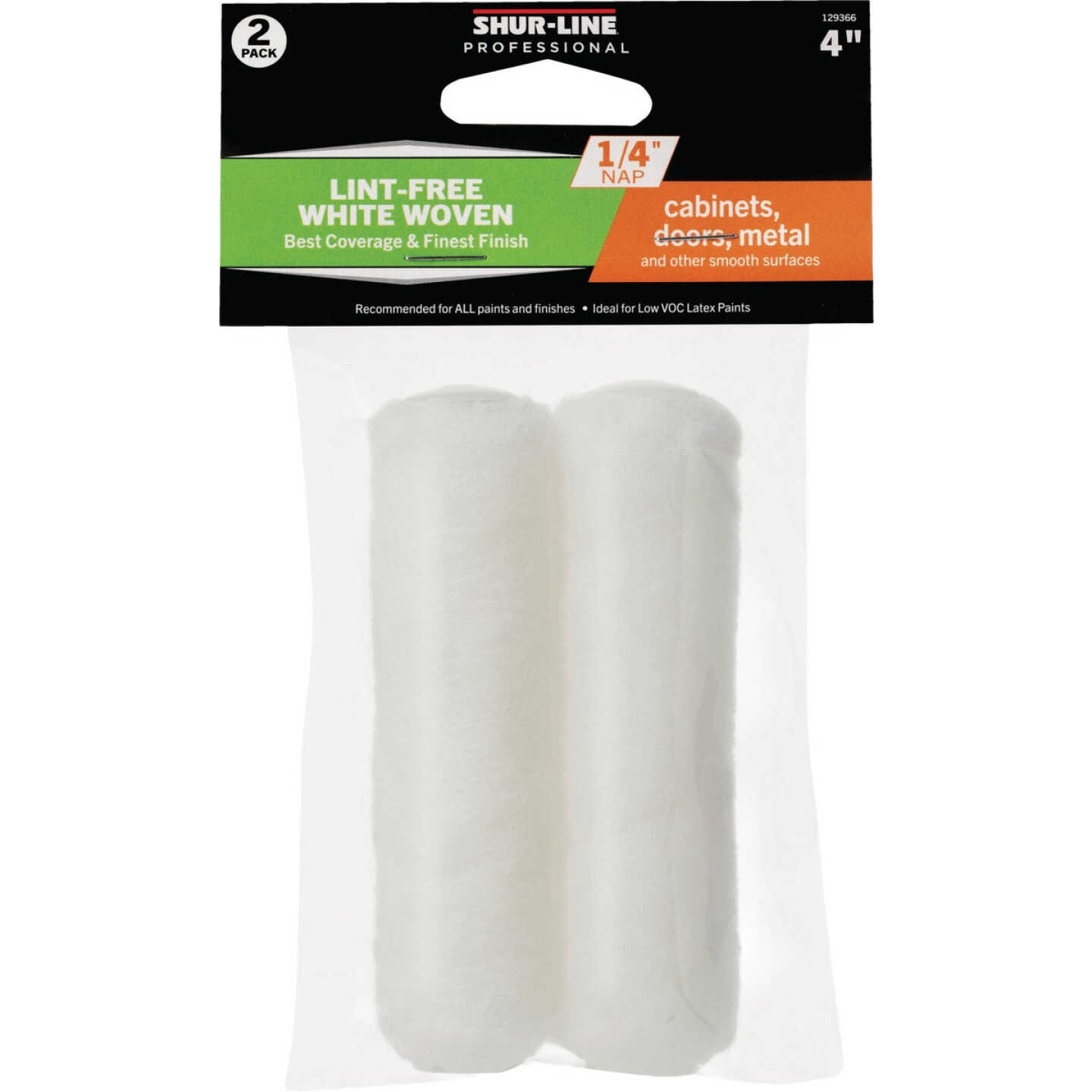 Shur-Line Best 4 In. x 1/4 In. Woven Roller Cover (2-Pack) Image 1