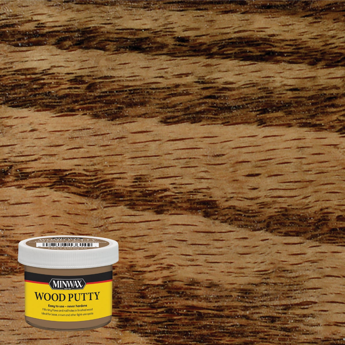 Minwax 3.75 Oz. Early American Wood Putty Image 1