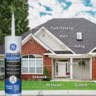 GE Supreme Silicone Window & Door Sealant, White, 10.1 Oz. Cartridge Image 3