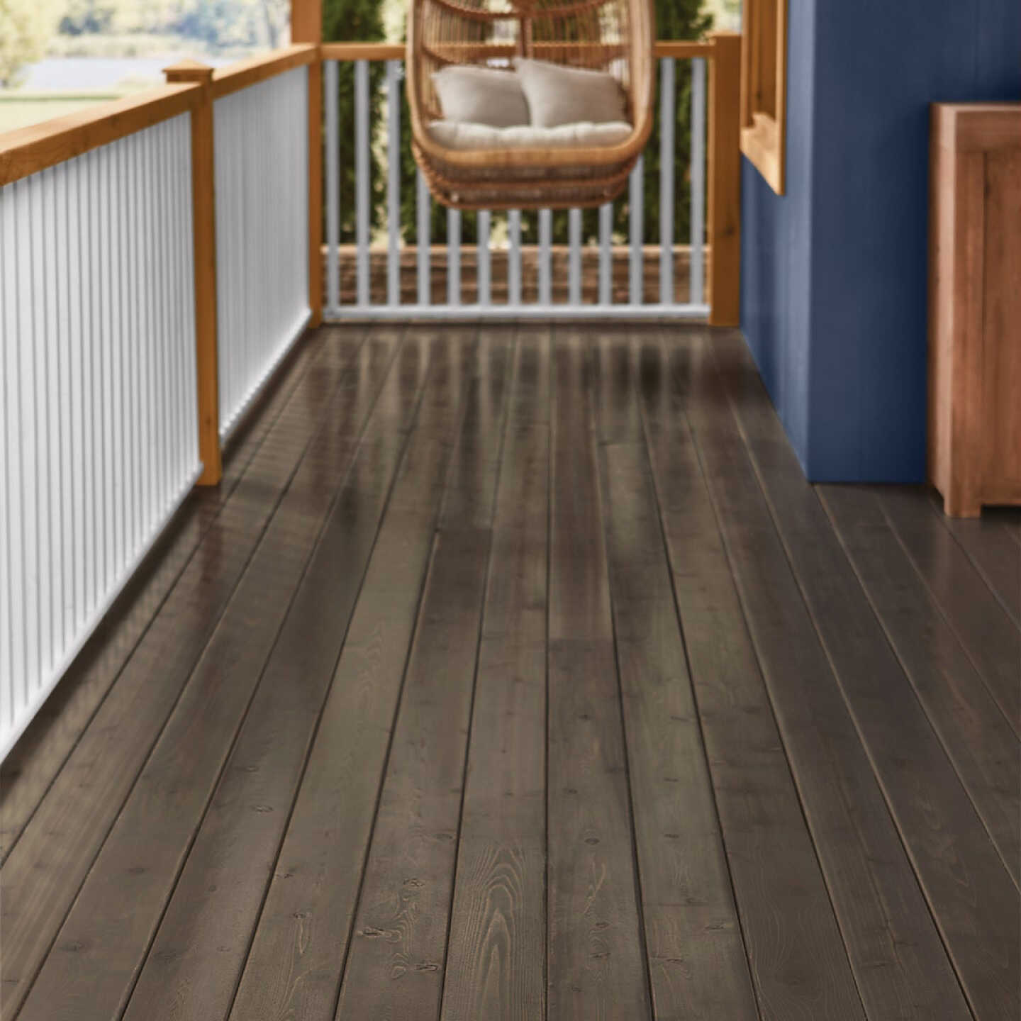 Cabot Gold Exterior Stain, 3474 Starlit Gray, 1 Gal. Image 6