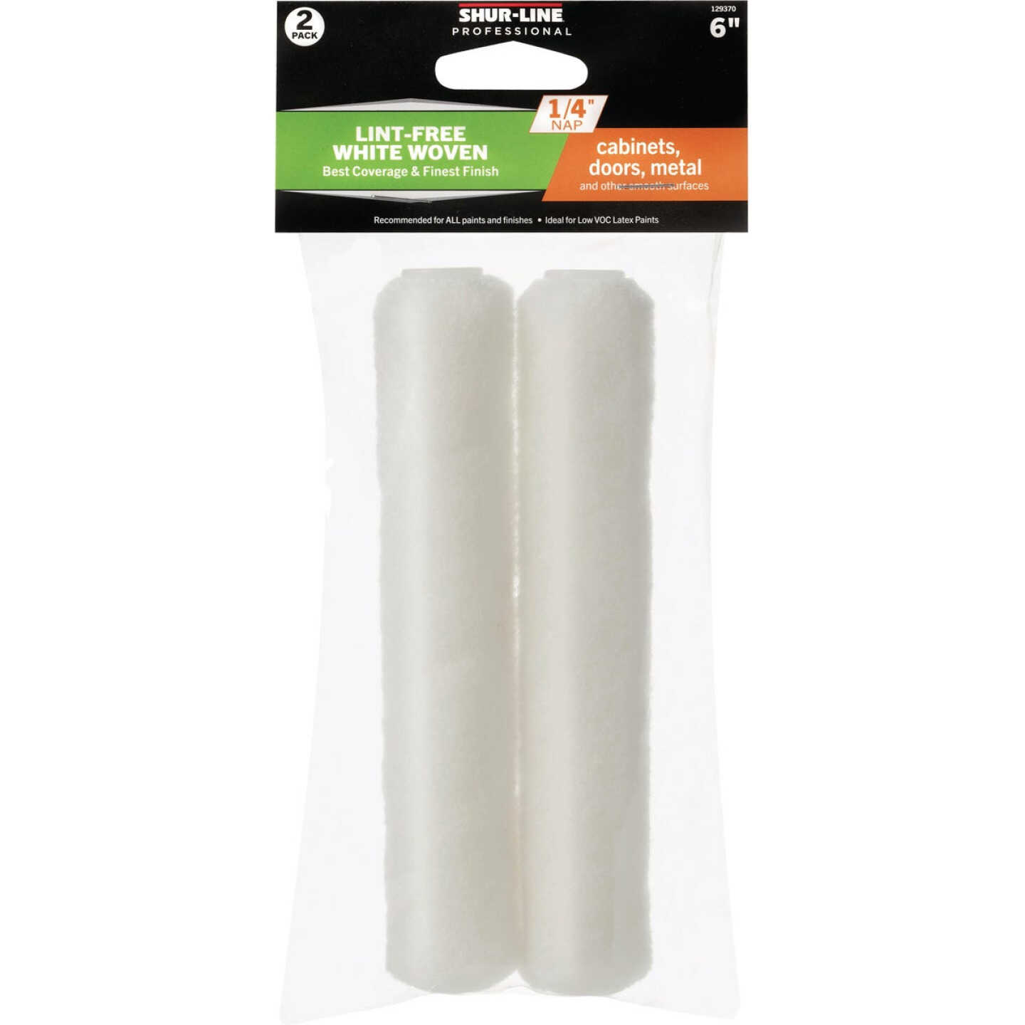 Shur-Line Best 6 In. x 1/4 In. Woven Roller Cover (2-Pack) Image 1