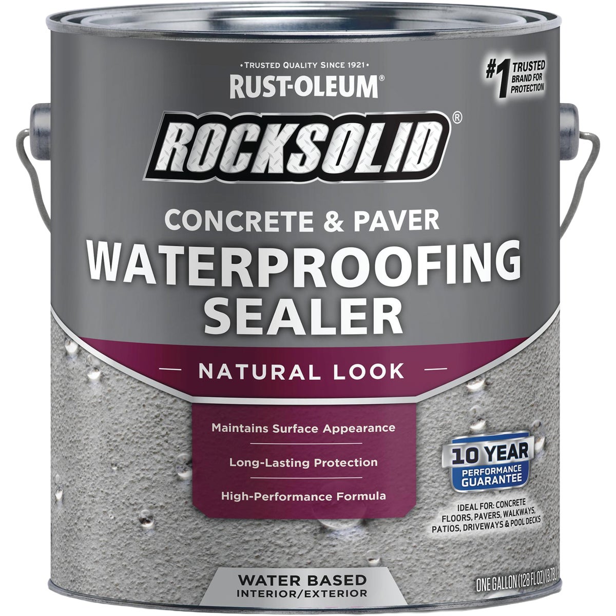 Rust-Oleum RockSolid Penetrating Concrete Sealer, 1 Gal., Clear
