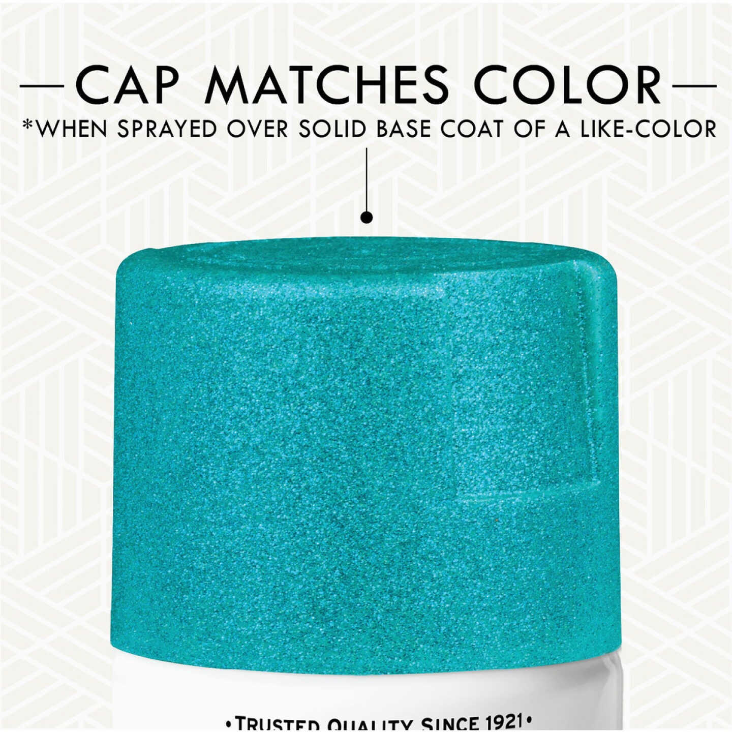 Rust-Oleum 10.25 Oz. Turquoise Glitter Spray Paint Image 5