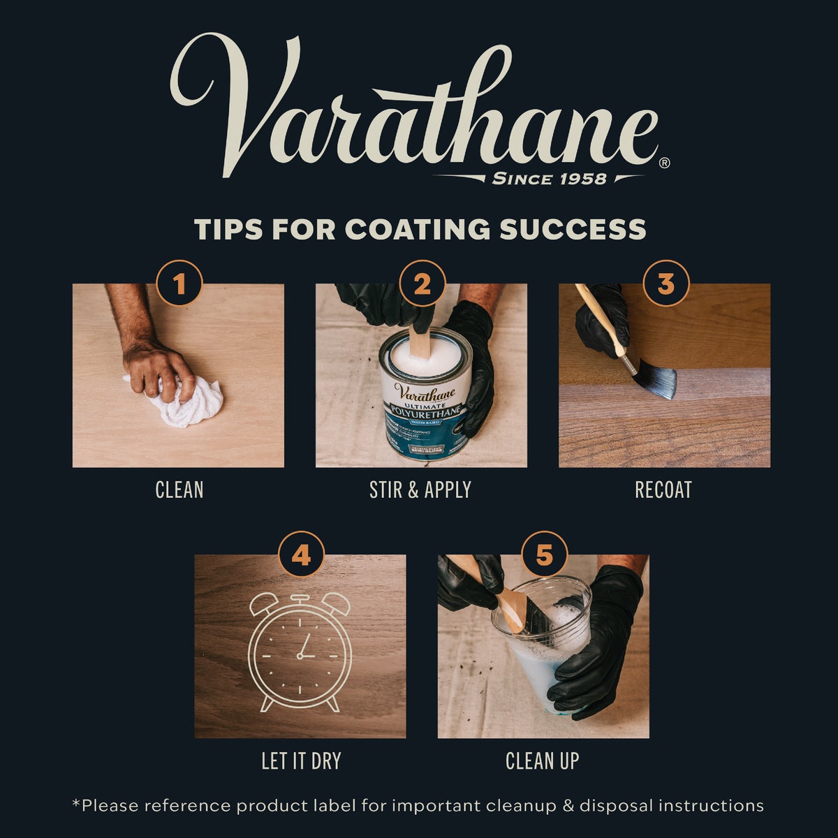 Varathane Satin No Odor Water Based Interior Polyurethane, 1 Gal. Image 6