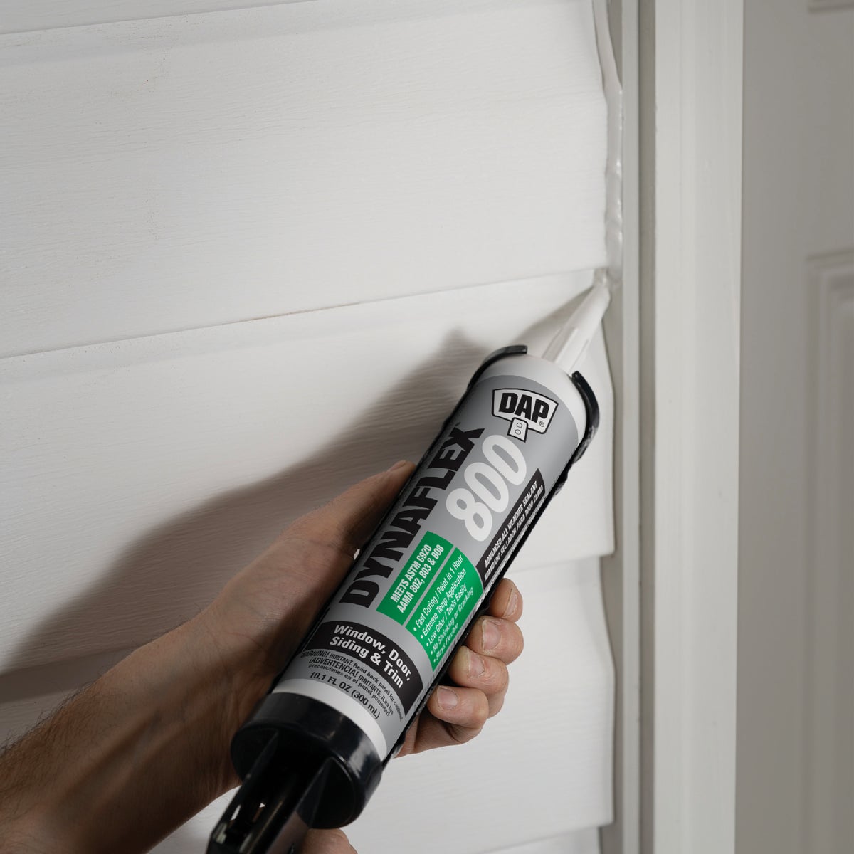 DAP Dynaflex 800 10.1 Oz. Advanced Window, Door, Siding, & Trim Polymer Sealant - White Image 4