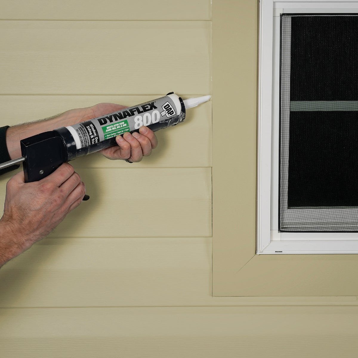 DAP Dynaflex 800 10.1 Oz. Advanced Window, Door, Siding, & Trim Polymer Sealant - Beige Image 2