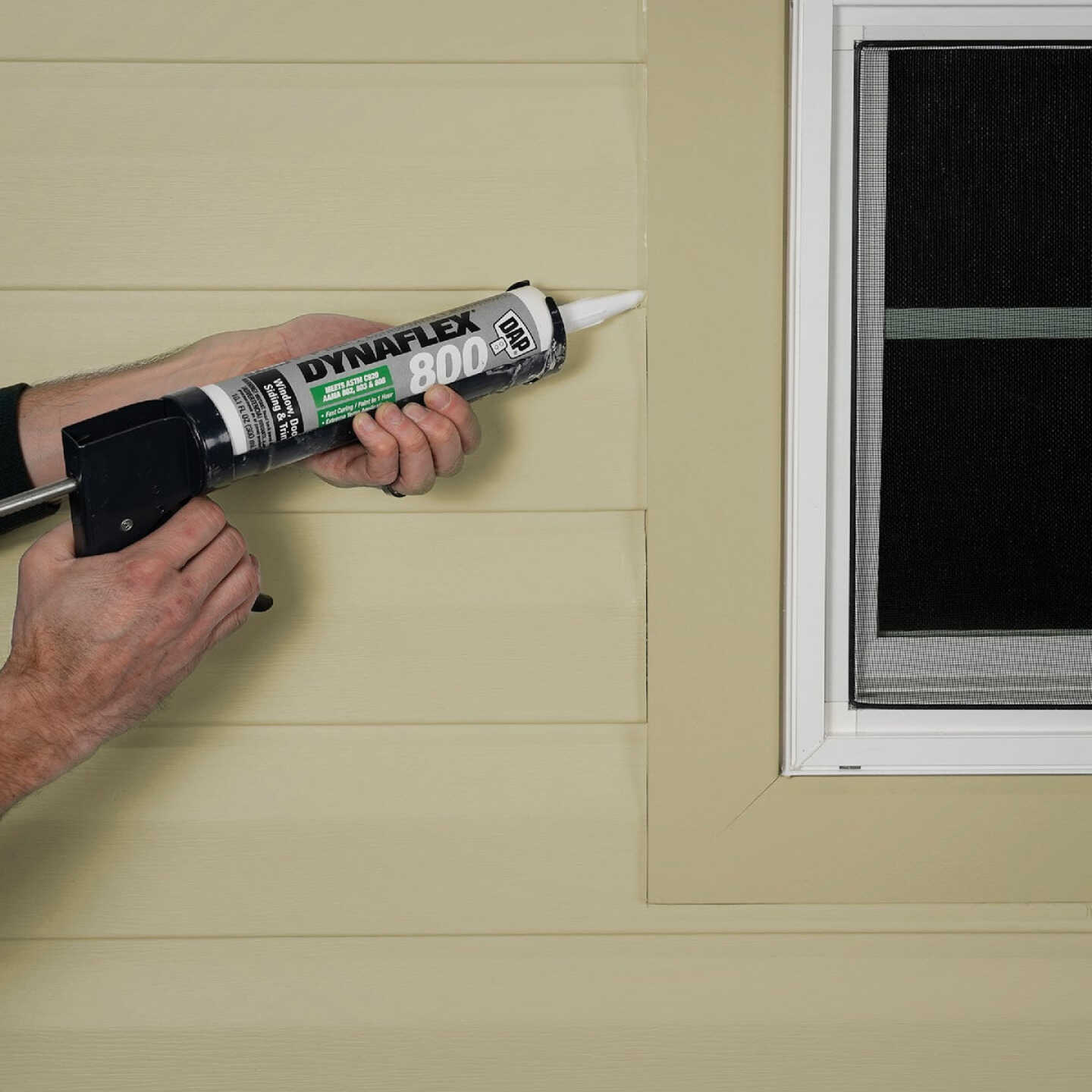 DAP Dynaflex 800 10.1 Oz. Advanced Window, Door, Siding, & Trim Polymer Sealant - Beige Image 2