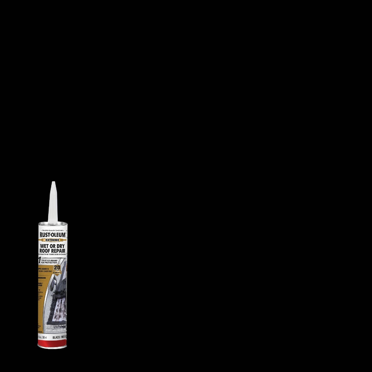 Rust-Oleum 10.1 Oz. Black Extreme Wet or Dry Roof Repair