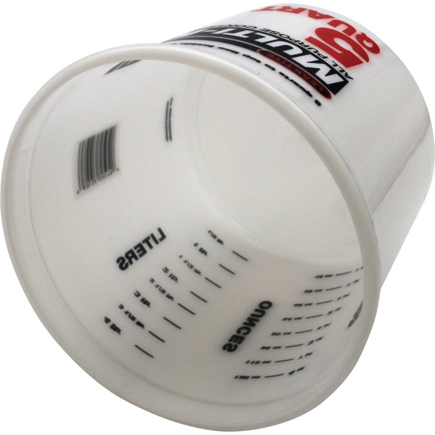Leaktite 5 Qt. Semi-Transparent Multi-Mix All Purpose Mixing And Storage Container Image 3
