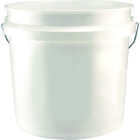 1 Gal White Plastic Pail Image 1