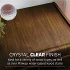 Minwax Polycrylic 1 Qt. Satin Water Based Protective Finish Image 4