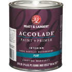 Pratt & Lambert Accolade 100% Acrylic Paint & Primer Flat Interior Wall Paint, Base 3, 1 Qt. Image 2