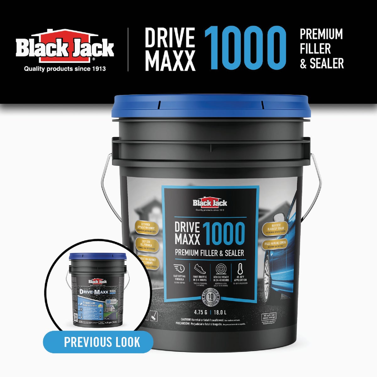 Black Jack Drive-Maxx 1000 5 Gal. 10 Yr. Fast Dry Filler and Sealer Image 7