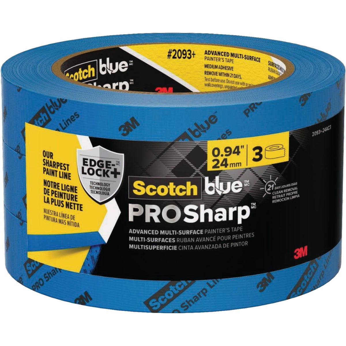 ScotchBlue PROSharp 0.94 In. x 60 Yd. Painter's Tape (3-Pack)