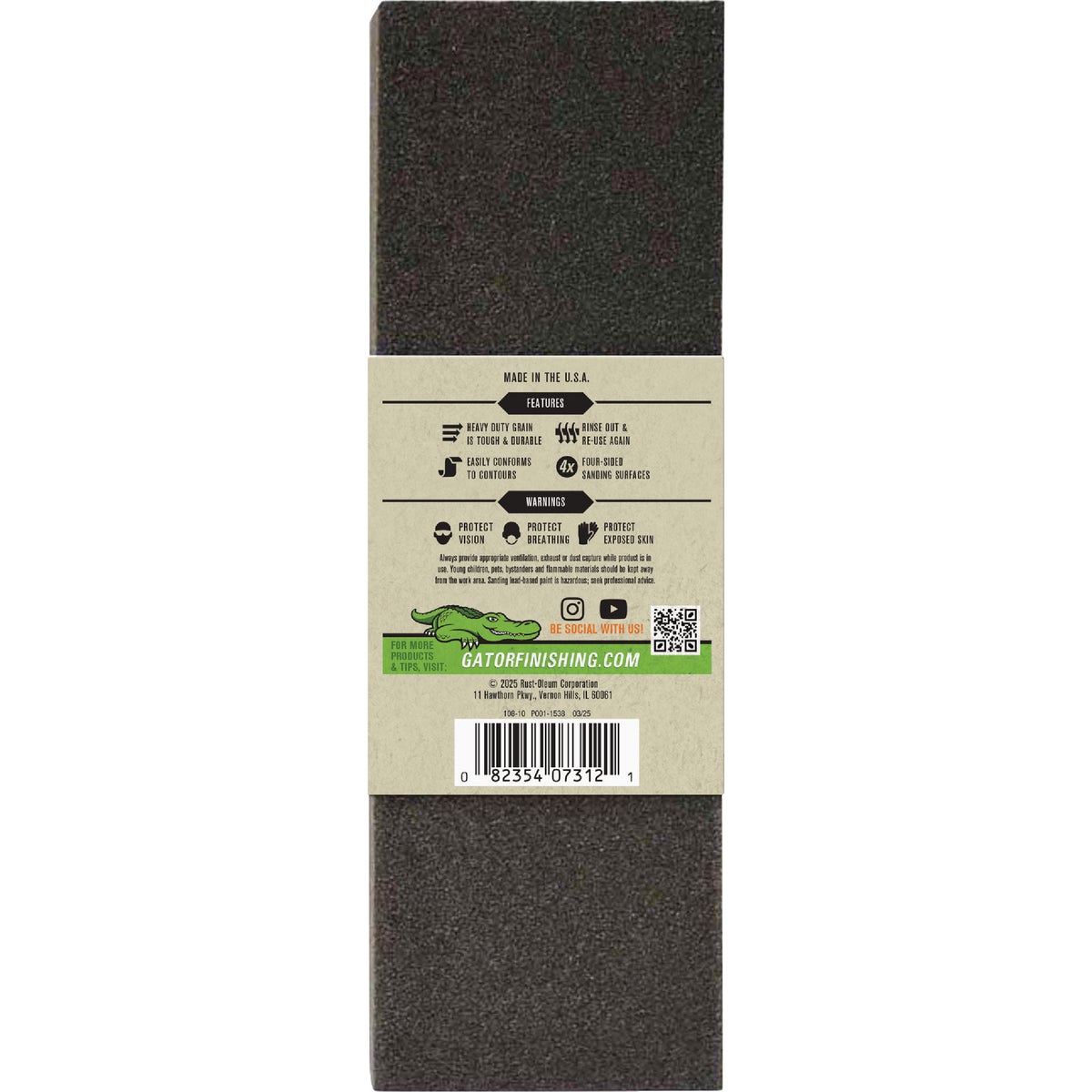 Gator Large Fine/Medium Grit Drywall Sanding Sponge
