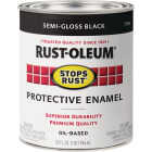 Rust-Oleum Stops Rust Oil Based Semi-Gloss Protective Rust Control Enamel, Black, 1 Qt. Image 7