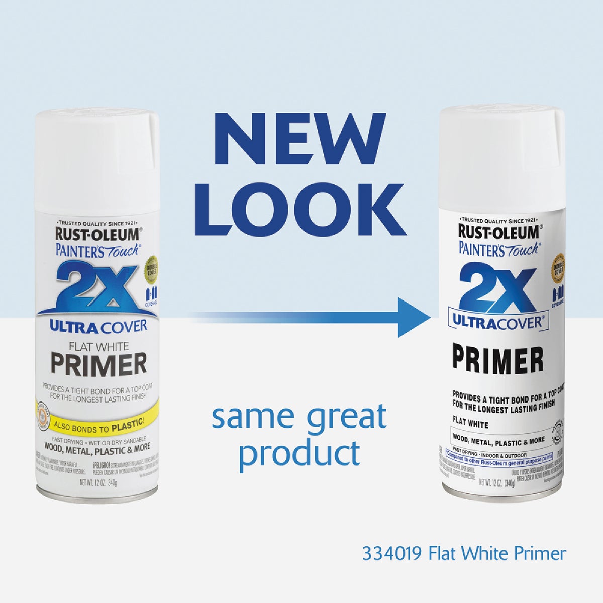 Rust-Oleum Painter's Touch 2X Ultra Cover White Spray Paint Primer Image 2