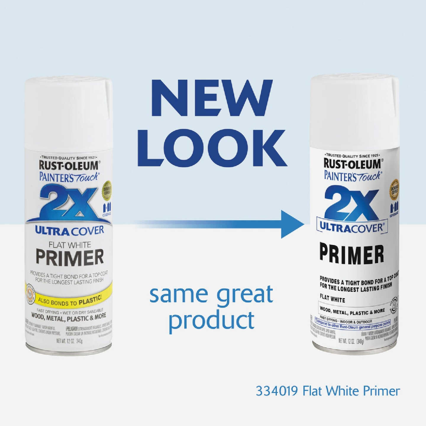 Rust-Oleum Painter's Touch 2X Ultra Cover White Spray Paint Primer Image 2