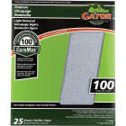 GatorGrit 9 In. x 11 In. Coarse 100-Grit Premium Ceramic Sandpaper (25-Pack) Image 1