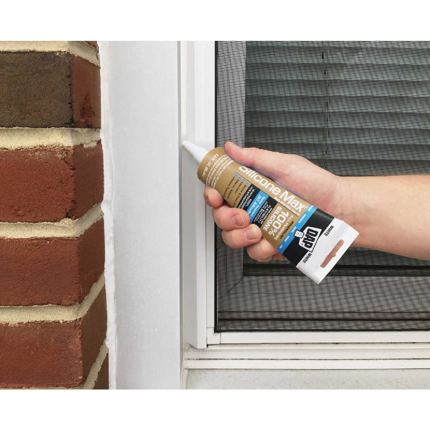 DAP Silicone Max 2.8 Oz. Clear Premium All Purpose 100% Silicone Sealant Image 2