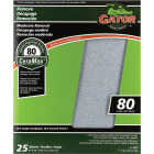 GatorGrit 9 In. x 11 In. Coarse 80-Grit Premium Ceramic Sandpaper (25-Pack) Image 1