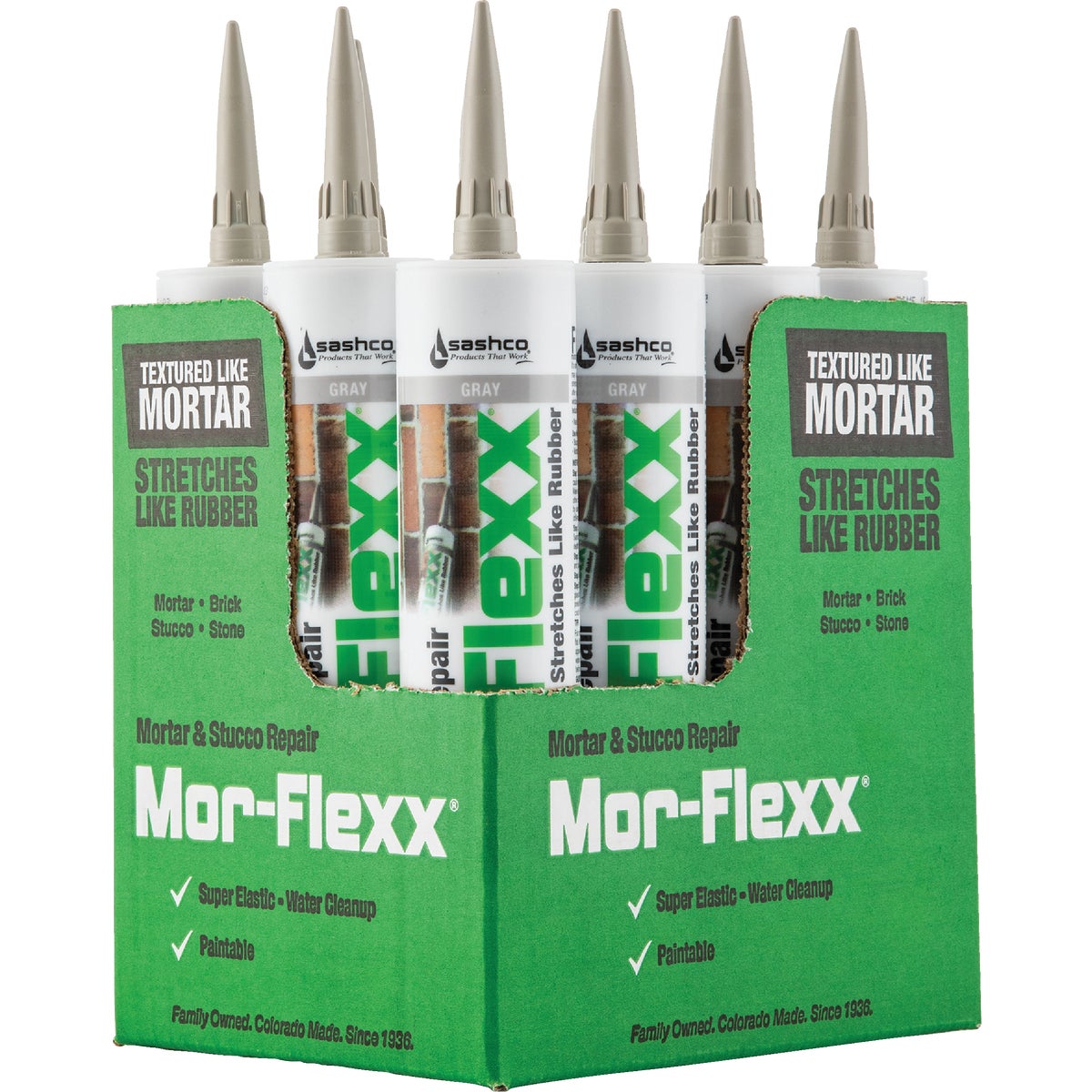 Sashco Mor-Flexx Gray Cartridge Mortar Sealant Image 7