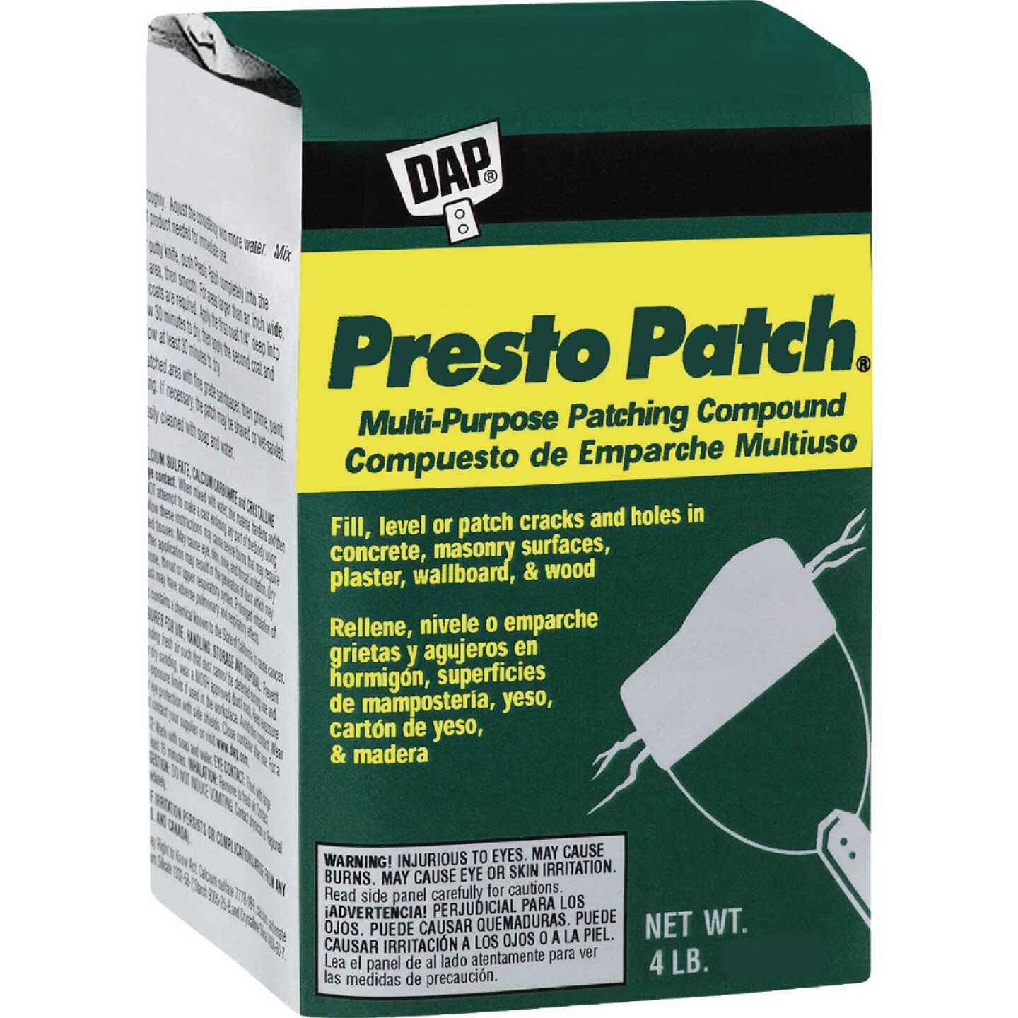DAP Presto Patch 4 Lb. White Patching Compound Image 1