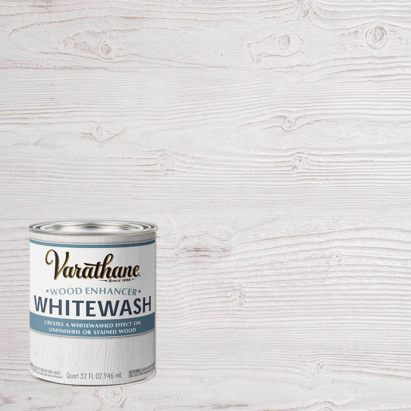 Varathane 1 Qt. Whitewash Wood Enhancer Image 5