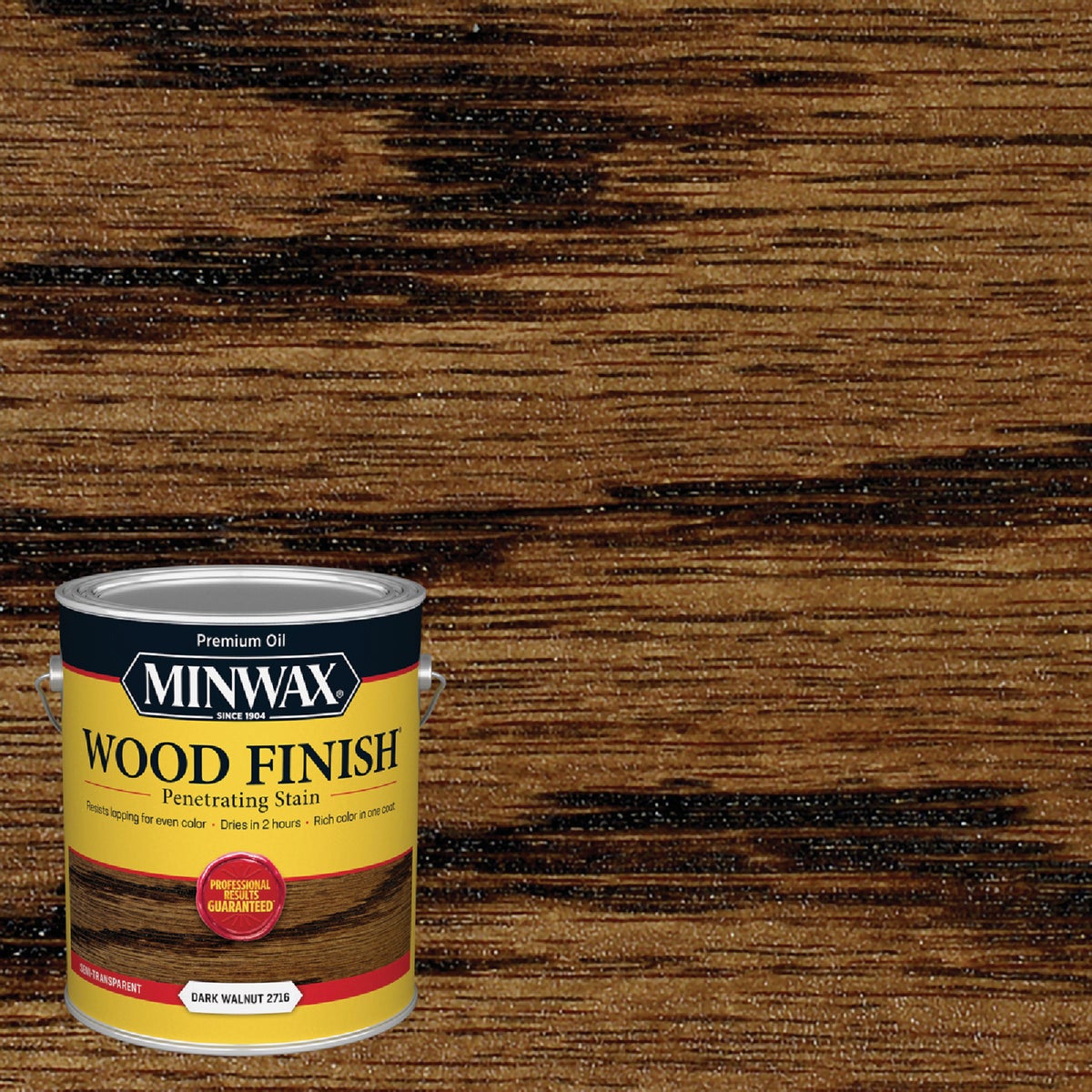 Minwax Wood Finish Penetrating Stain, Dark Walnut, 1 Gal.