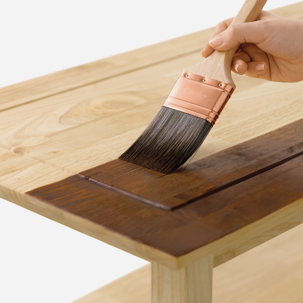 Minwax Wood Finish Penetrating Stain, Red Mahogany, 1 Qt. Image 4