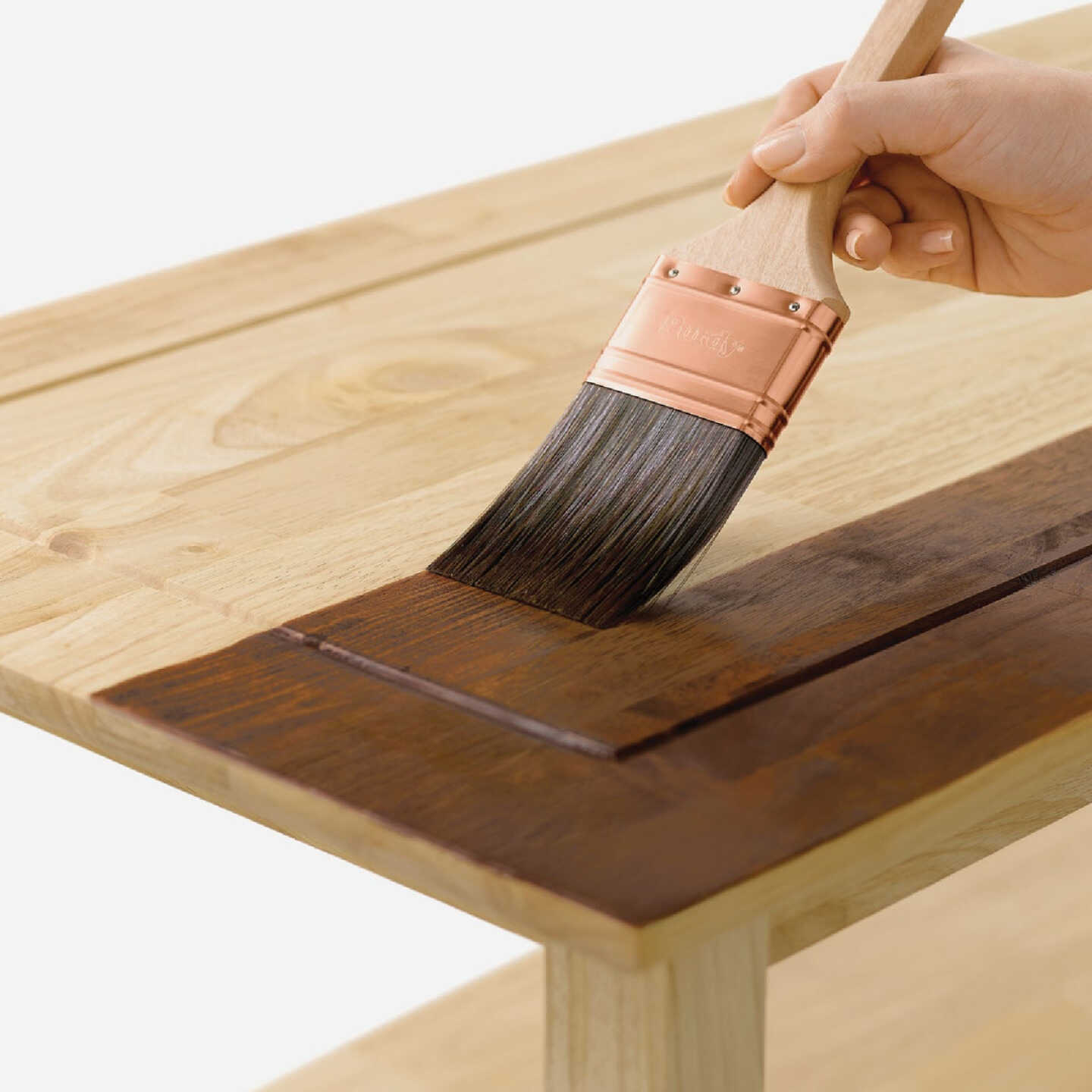 Minwax Wood Finish Penetrating Stain, Red Mahogany, 1 Qt. Image 4