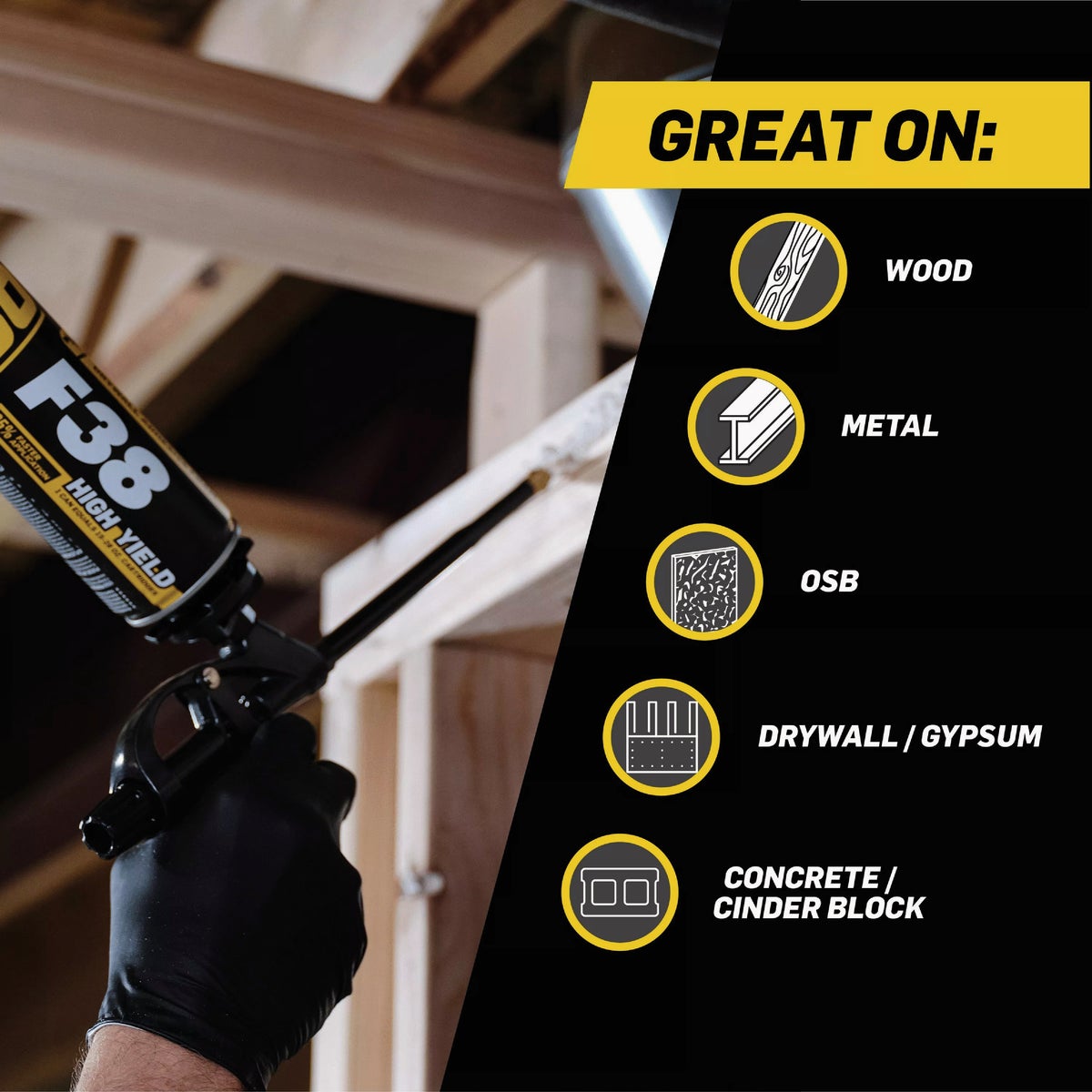 OSI F38 21.1 Oz. High Yield Drywall Foam Adhesive Image 4