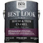 Best Look Oil-Based Alkyd Gloss Exterior House & Trim Enamel Paint, Extra Deep Base, 1 Gal. Image 2