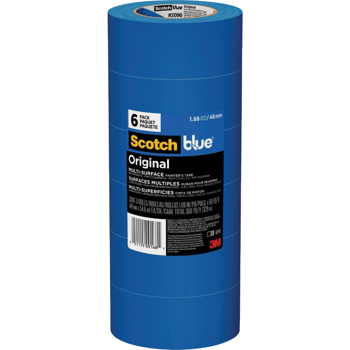 ScotchBlue 1.88 In. x 60 Yd. Original Painter's Tape (6 Roll)